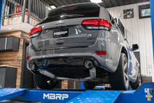 Load image into Gallery viewer, MBRP 2012+ Jeep Grand Cherokee SRT 6.4L 3in Dual Rear Exit T304SS Catback Exhaust - CF Tips Catback MBRP