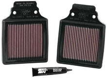 Load image into Gallery viewer, K&N 00-06 Kawasaki ZX12R Ninja Replacement Air Filter (2 Per Box) Air Filters - Drop In K&N Engineering