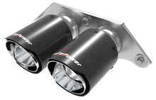 Load image into Gallery viewer, aFe Power Mach Force Xp 4in 304 SS Bolt-On Exhaust Tips Carbon Fiber 14-19 Porsche 911 GT3 3.8L/4.0L Tips aFe