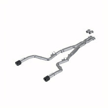 Load image into Gallery viewer, MBRP 17-21 Charger 5.7/6.1/6.4L 3in Dual Rear Exit SS Catback Exhaust w/ Carbon Fiber Tips Catback MBRP