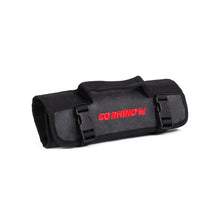Load image into Gallery viewer, Go Rhino XVenture Gear Tool Wrench Roll - Small (3.5x3.5in. Closed) 12oz Waxed Canvas - Black Cargo Boxes & Bags Go Rhino