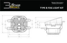 Load image into Gallery viewer, Diode Dynamics SS3 Max Type B Kit ABL - Yellow SAE Fog Light Accessories and Wiring Diode Dynamics