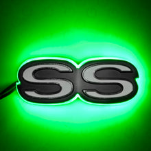 Load image into Gallery viewer, Oracle Chevrolet Camaro SS Illuminated Emblem - Green SEE WARRANTY Light Accessories and Wiring ORACLE Lighting