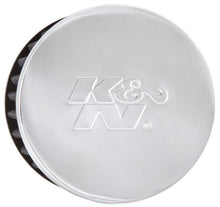 Load image into Gallery viewer, K&N 1.5in Flange ID x 3in OD x 2.5in H Chrome Finish Rubber Base Crankcase Vent Filter Air Filters - Universal Fit K&N Engineering