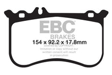 Load image into Gallery viewer, EBC 10-11 Mercedes-Benz CL550 5.5 AMG Sport Pkg Yellowstuff Front Brake Pads Brake Pads - Performance EBC