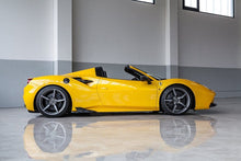 Load image into Gallery viewer, Capristo 03FE08710002LG Ferrari 488 GTB & GTS Carbon Side Fins (With Adapters)