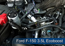 Load image into Gallery viewer, J&L 2011-2024 Ford F-150 2.7L/3.5L/5.0L Passenger Side Oil Separator 3.0 - Clear Anodized Oil Separators J&L