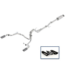 Load image into Gallery viewer, Ford Racing FRPM-5200-F1550DEFA Ford Racing 15-18 F-150 5.0L Cat-Back Extreme Exhaust System Rear Exit w/ Carbon Fiber Tips