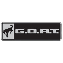 Load image into Gallery viewer, Ford Racing FRPM-1447-GOAT Ford Racing Bronco/Bronco Sport G.O.A.T. Badge - Black/Chrome