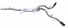 Load image into Gallery viewer, Gibson gib65665B Gibson 14-18 GMC Sierra 1500 Denali 6.2L 3.5in/2.25in Cat-Back Dual Extreme Exhaust - Black Elite