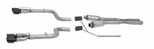 Load image into Gallery viewer, Gibson gib617010-B Gibson 15-19 Dodge Challenger SRT Hellcat 6.2L 3in Cat-Back Dual Exhaust - Black Elite (Ceramic)