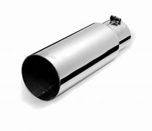 Load image into Gallery viewer, Gibson gib500645 Gibson Rolled Edge Angle-Cut Tip - 4in OD/3.5in Inlet/12in Length - Stainless