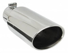 Load image into Gallery viewer, Gibson gib500437 Gibson Round Dual Wall Oval Slash-Cut Tip - 3.5in OD/2.375in Inlet/11in Length - Stainless