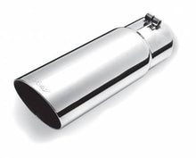 Load image into Gallery viewer, Gibson gib500554 Gibson Round Single Wall Angle-Cut Tip - 5in OD/3in Inlet/12in Length - Stainless