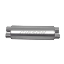 Load image into Gallery viewer, Gibson GIB766300S Gibson SFT Superflow Dual/Dual Round Muffler - 8x24in/3in Inlet/2.5in Outlet - Stainless