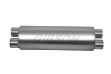 Load image into Gallery viewer, Gibson gib766300S Gibson SFT Superflow Dual/Dual Round Muffler - 8x24in/3in Inlet/2.5in Outlet - Stainless