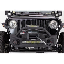 Load image into Gallery viewer, Go Rhino GOR331101T Go Rhino 07-20 Jeep Wrangler JL/JLU/JK/JKU/Gladiator JT Rockline Front Stubby Bumper w/ Overrider