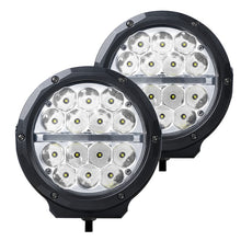 Load image into Gallery viewer, Go Rhino Light Bars & Cubes Go Rhino Xplor Bright Series Round LED Driving Light Kit w/DRL (Surface Mount) 6in - Blk (2 pc)
