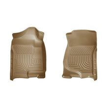 Load image into Gallery viewer, Husky Liners HSL18203 Husky Liners 07-14 Cadillac Escalade ESV/EXT Weatherbeater Tan Front Floor Liners