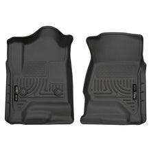 Load image into Gallery viewer, Husky Liners HSL18231 Husky Liners 14 Chevrolet Silverado 1500/GMC Sierra 1500 WeatherBeater Black Front Floor Liners