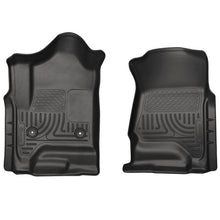 Load image into Gallery viewer, Husky Liners HSL18231 Husky Liners 14 Chevrolet Silverado 1500/GMC Sierra 1500 WeatherBeater Black Front Floor Liners