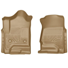 Load image into Gallery viewer, Husky Liners HSL18233 Husky Liners 14 Chevrolet Silverado 1500/GMC Sierra 1500 WeatherBeater Tan Front Floor Liners