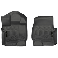 Load image into Gallery viewer, Husky Liners HSL18361 Husky Liners 15-23 Ford F-150 Super/Super Crew Cab WeatherBeater Black Front Floor Liners