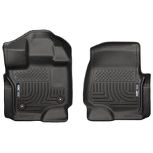 Load image into Gallery viewer, Husky Liners HSL18361 Husky Liners 15-23 Ford F-150 Super/Super Crew Cab WeatherBeater Black Front Floor Liners