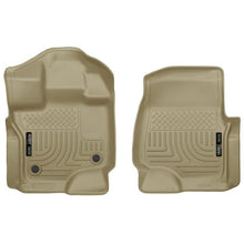 Load image into Gallery viewer, Husky Liners HSL18363 Husky Liners 15-23 Ford F-150 Super/Super Crew Cab WeatherBeater Tan Front Floor Liners