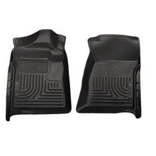 Load image into Gallery viewer, Husky Liners HSL18721 Husky Liners 2012.5 Ford SuperDuty/F-250/F-350 Regular Cab WeatherBeater Black Floor Liners