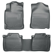 Load image into Gallery viewer, Husky Liners HSL98902 Husky Liners 2012 Toyota Camry WeatherBeater Combo Gray Floor Liners