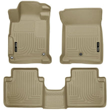 Load image into Gallery viewer, Husky Liners HSL98483 Husky Liners 2013 Honda Accord WeatherBeater Tan Front & 2nd Seat Floor Liners (4-Door Sedan Only)