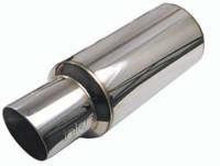 Load image into Gallery viewer, Injen INJSES225TT Injen 2 3/8 Universal Muffler w/Titanium burnt rolled Tip and stainless steel resonated inner wall