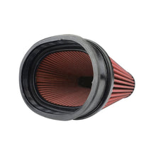 Load image into Gallery viewer, Injen INJX-1129-BR Injen 8-Layer Oiled Cotton Gauze Air Filter/ Oval ID Oval Base/5.55in Media HT/7in x 2.75in Oval Top