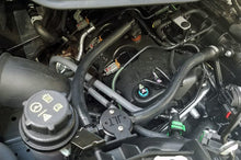 Load image into Gallery viewer, J&L JLT3025P-B J&L 15-25 Ford Transit 150/250/350 3.5L EcoBoost Passenger Side Oil Separator 3.0 - Black Anodized