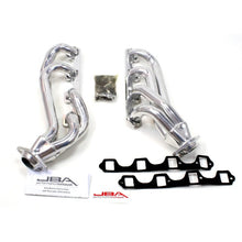 Load image into Gallery viewer, JBA JBA1650S-2JS JBA 65-73 Ford Mustang 260-302 SBF w/GT40-P Heads 1-5/8in Primary Silver Ctd Mid Length Header