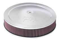 Load image into Gallery viewer, K&N Engineering KNN60-1280 K&N 14in Red Custom Air Cleaner Assembly - 5.125in ID x 14in OD x 2.75in H x 1.25in Drop Base