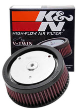 Load image into Gallery viewer, K&N Engineering KNNHD-0818 K&N Replacement Air Filter 5.5in Top OD x 6in Base OD x 2.313in H for Harley Davidson