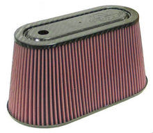 Load image into Gallery viewer, K&N Engineering KNNRP-5070 K&N Universal Air Filter with Carbon Fiber Top & Base-6in Base O/S W x 3.938in Top O/S W x 6in H
