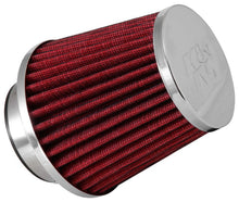 Load image into Gallery viewer, K&N Engineering KNNRG-1003RD-L K&N Universal Chrome Filter 2 3/4in FLG / 4 1/2in Bottom / 4 1/2in Height