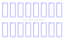Load image into Gallery viewer, King Engine Bearings KINGCR803XPNCSTDX King Chevrolet Small Block 265ci/283ci/327ci (Size STDX) Coated Performance Rod Bearings - Set of 8