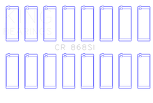 Load image into Gallery viewer, King Engine Bearings KINGCR868SI1.0 King Ford 281CI/302CI/330CI 4.6L/5.0L/5.4L V8 (Size +1.0) Rod Bearing Set