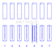 Load image into Gallery viewer, King Engine Bearings KINGMB7765CP King GMC 4.2 Vortec L6 Main Bearing Set