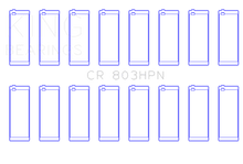 Load image into Gallery viewer, King Engine Bearings KINGCR803HPN010 King GMC SBC 55-67 265/283/302/327 V8 (Size 010) Performance Rod Bearing Set