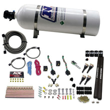 Load image into Gallery viewer, Nitrous Express NEX90094-15 Nitrous Express 4 Cyl SX2 Nozzle Nitrous Kit (100-300HP x 2) w/15lb Bottle