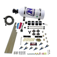 Load image into Gallery viewer, Nitrous Express NEX80001-05 Nitrous Express 8 Cyl Piranha Direct Port 4 Solenoids Nitrous Kit (200-500HP) w/5lb Bottle