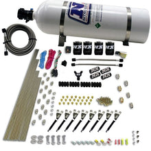 Load image into Gallery viewer, Nitrous Express NEX80019-15 Nitrous Express 8 Cyl VXL Direct Port 4 Solenoids Nitrous Kit (200-500HP) w/15lb Bottle