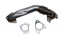 Load image into Gallery viewer, Wehrli wcfWCF100654 Wehrli 01-04 Chevrolet 6.6L Duramax LB7 2in Stainless Pass. Side Up Pipe w/Gaskets (Single Turbo)