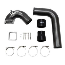 Load image into Gallery viewer, Wehrli wcfWCF100528-FB Wehrli 03-07 Dodge 5.9L Cummins 3.5in Intake Horn & Driver Side Intercooler Pipe Kit - Flat Black