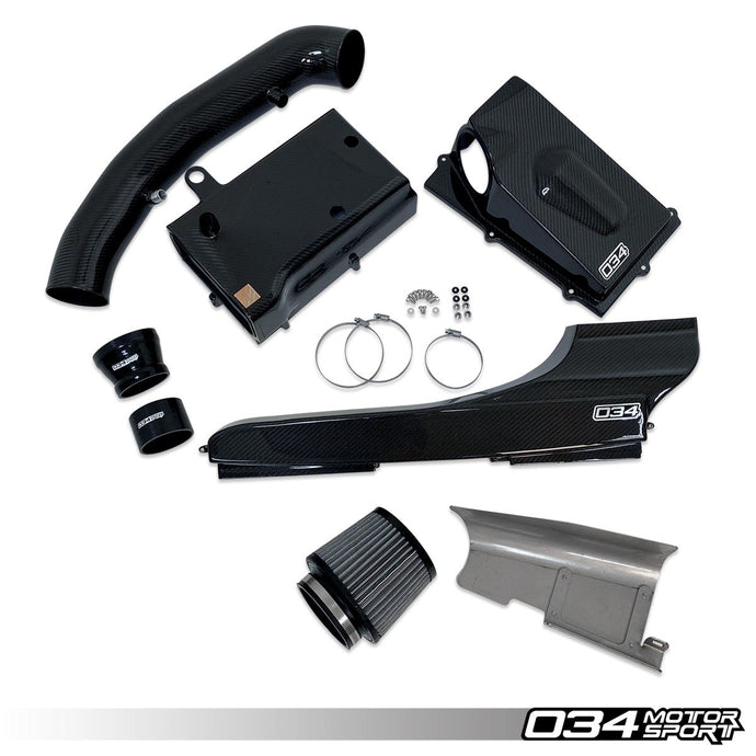 034 Motorsport X34 Carbon Fiber 4” Closed-Top Intake Bundle, Audi 8S TTRS and 8V.5 RS3 Cold Air Intakes 034 Motorsport   